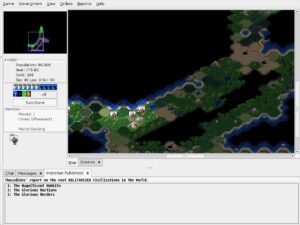 10207203-freeciv-linux-the-start-of-a-nation-most-of-the-map-is-still-shr